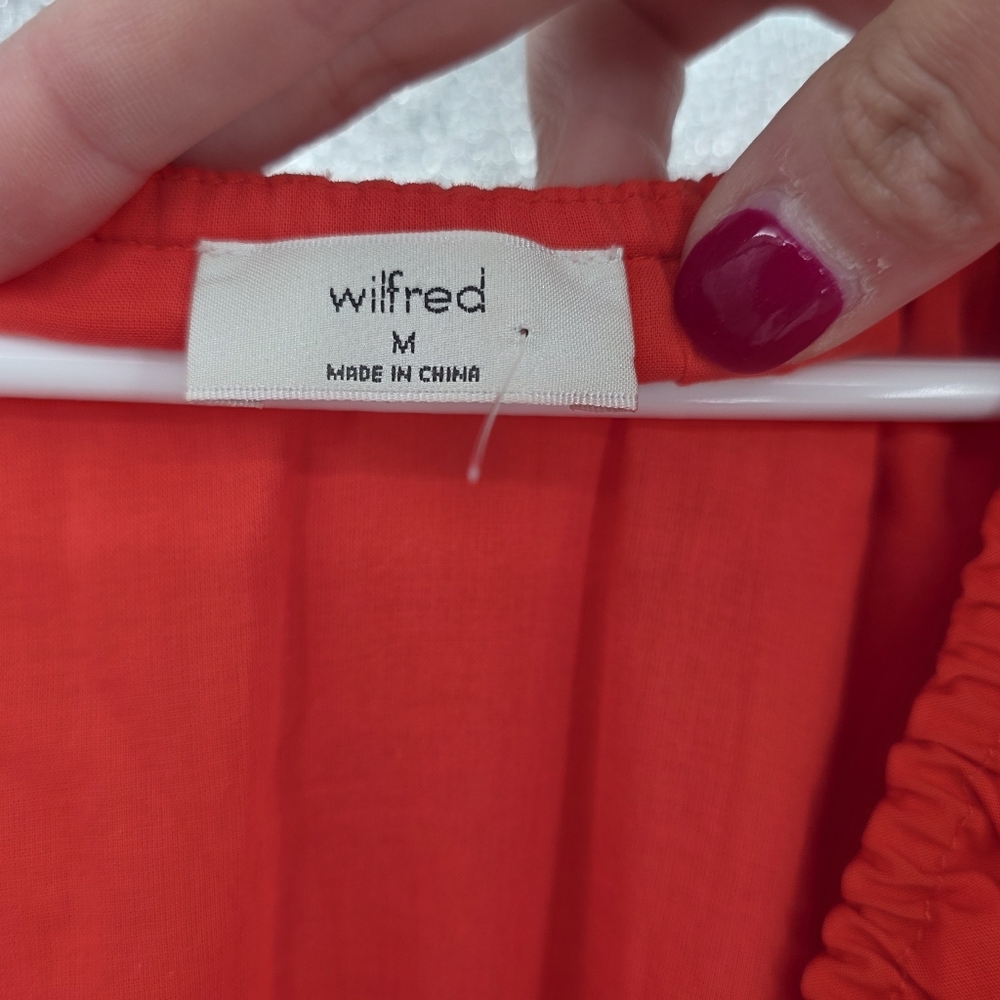 Aritzia Wilfred Mason Poplin Dress Medium - Picture 3 of 5